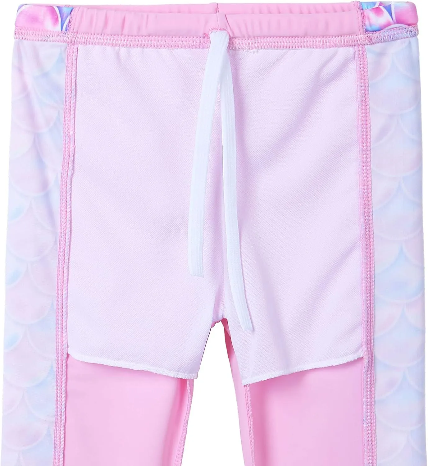 TFJH E Girls Long Sleeve Swimsuit Two Piece Swimwear 3-12 Years UPF 50  Sunsuits