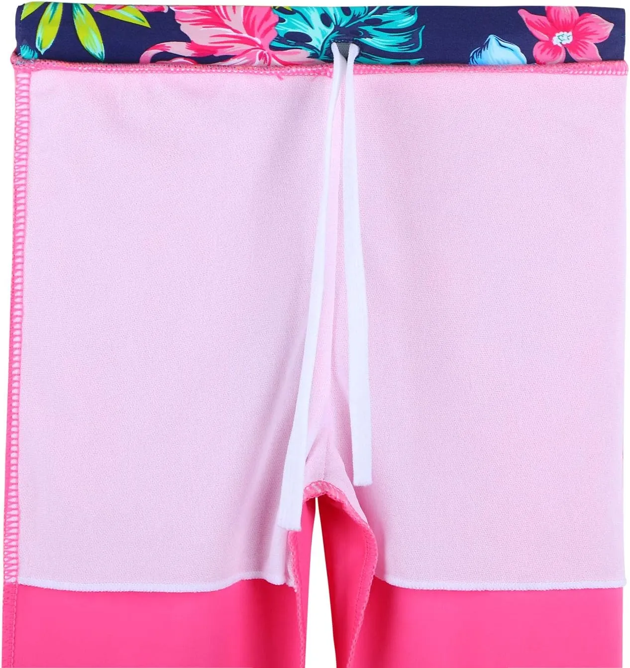 TFJH E Girls Long Sleeve Swimsuits Skirt 2-Pieces Rash Guard Set Sun Protection UV 50 