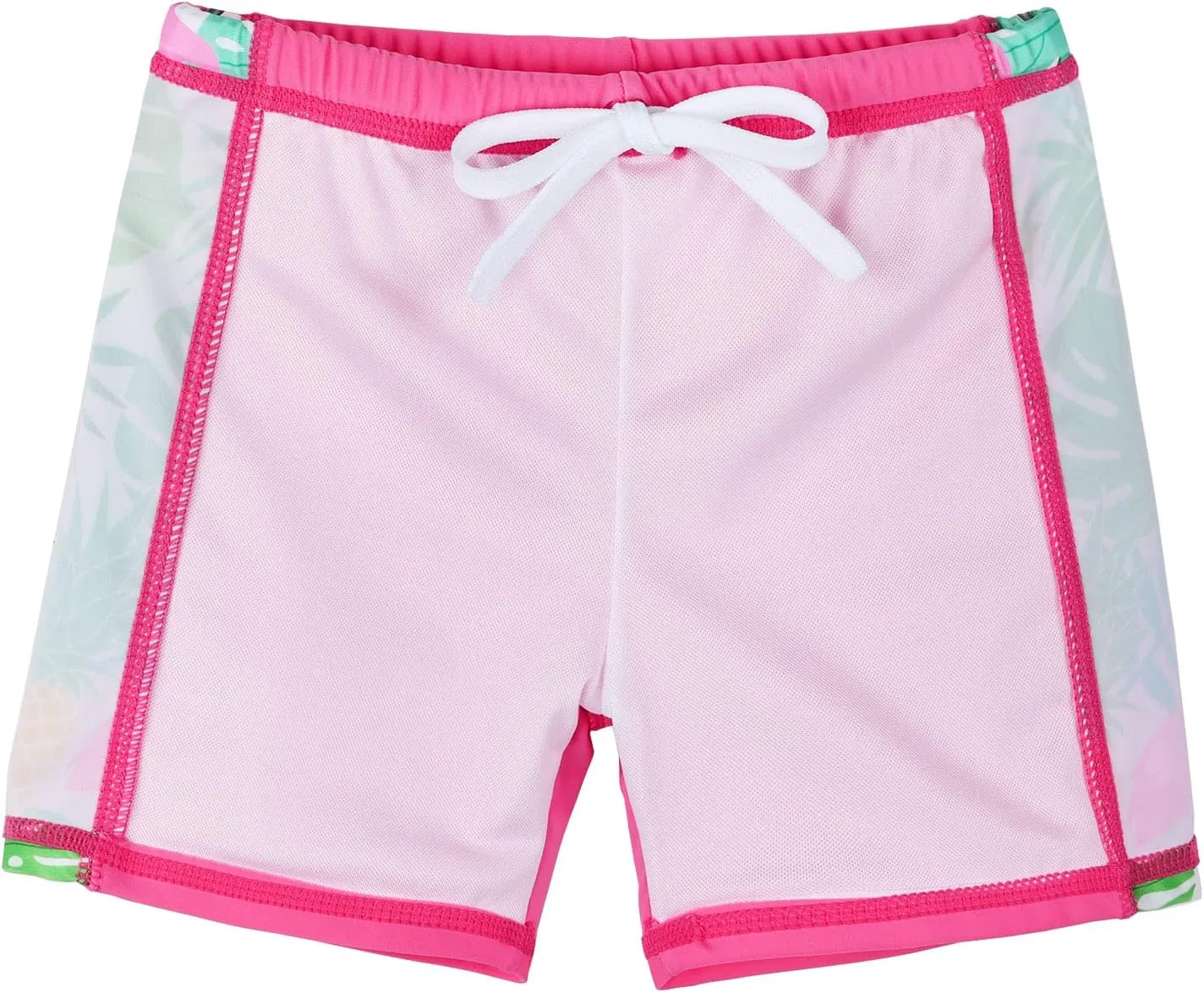 TFJH E Girls Short Sleeve Swimwear Two Piece Swimsuit UPF 50  Rash Guard Sets UV 3-12Y