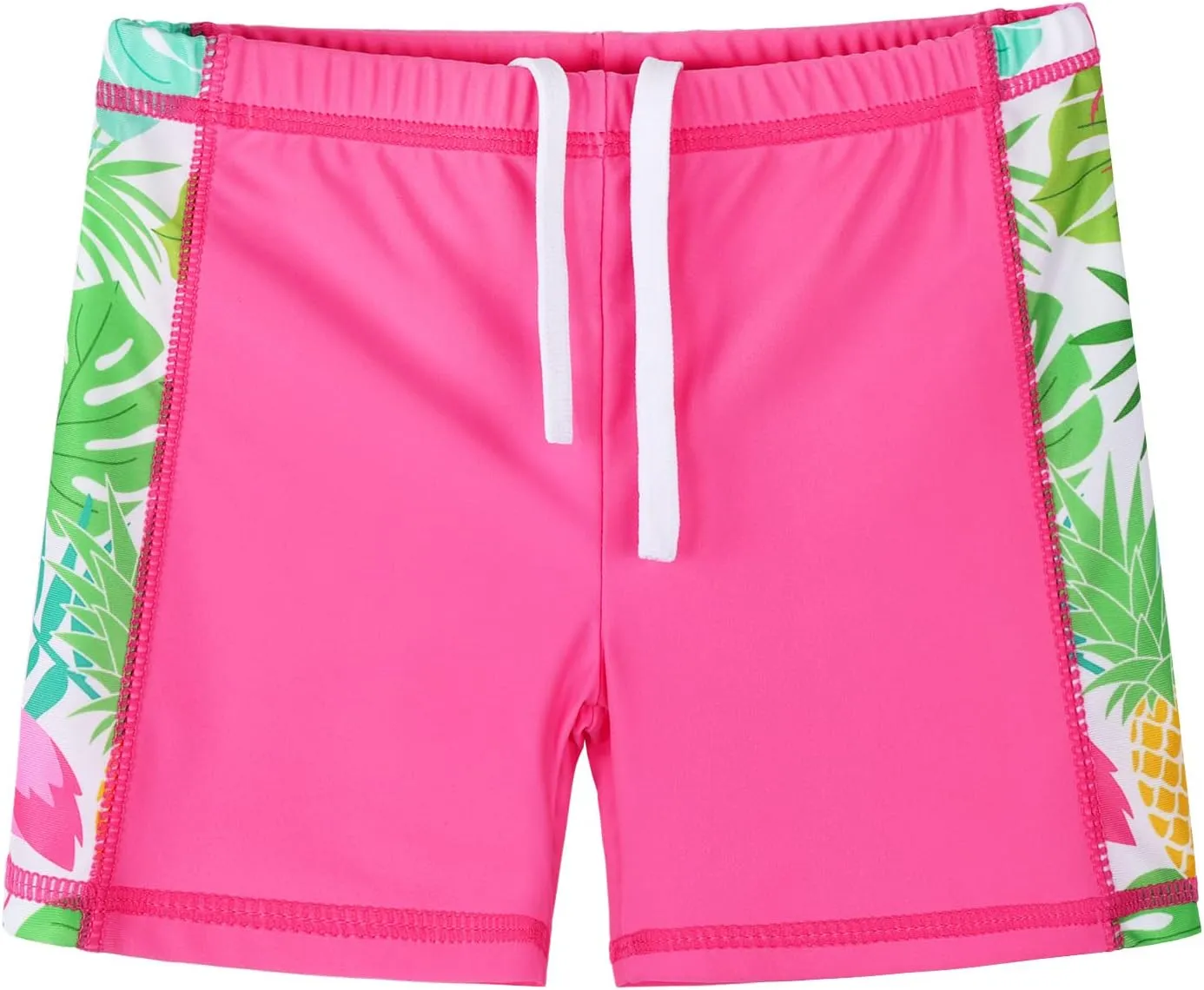 TFJH E Girls Short Sleeve Swimwear Two Piece Swimsuit UPF 50  Rash Guard Sets UV 3-12Y