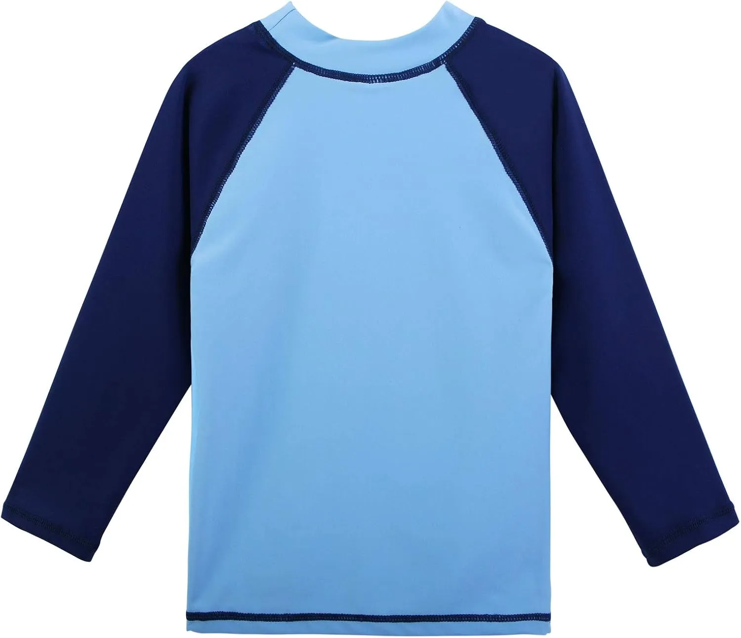 TFJH E Kids Boys UPF 50  UV Swimwear Sun Protective Long Sleeve Two Piece Swimsuit