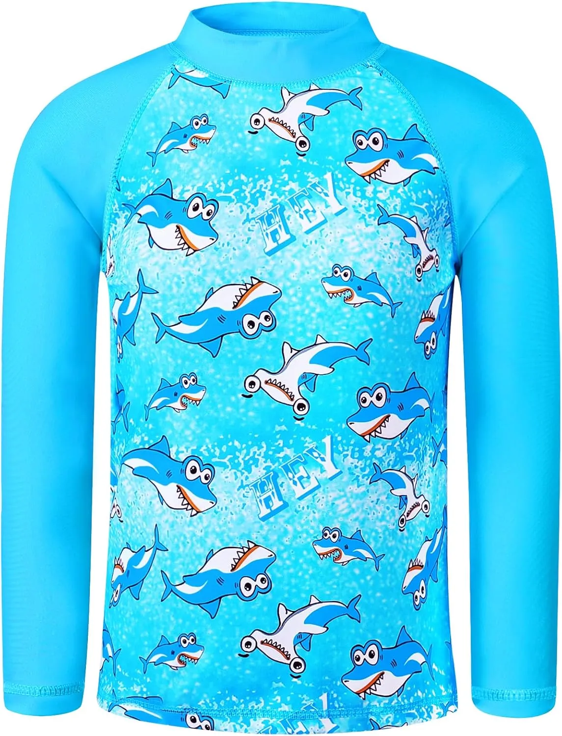 TFJH E Kids Boys UPF 50  UV Swimwear Sun Protective Long Sleeve Two Piece Swimsuit