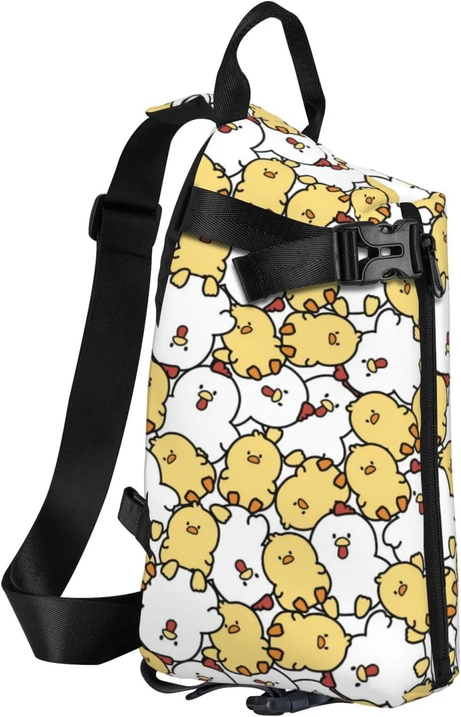 ThAyLa Chicken Cartoon Sling Bag For Women Casual Crossbody Backpack Shoulder Bag Chest Bag Daypack For Hiking Sports