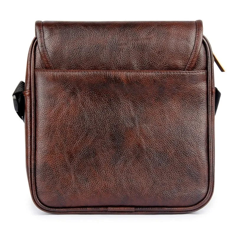THE CLOWNFISH Unisex Synthetic 25 cms Dark Brown Messenger Bag Sling Bag