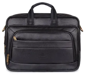 THE CLOWNFISH Vision Series Men's and Women's Laptop Bag for 15.6-inches Laptops (Jet Black)