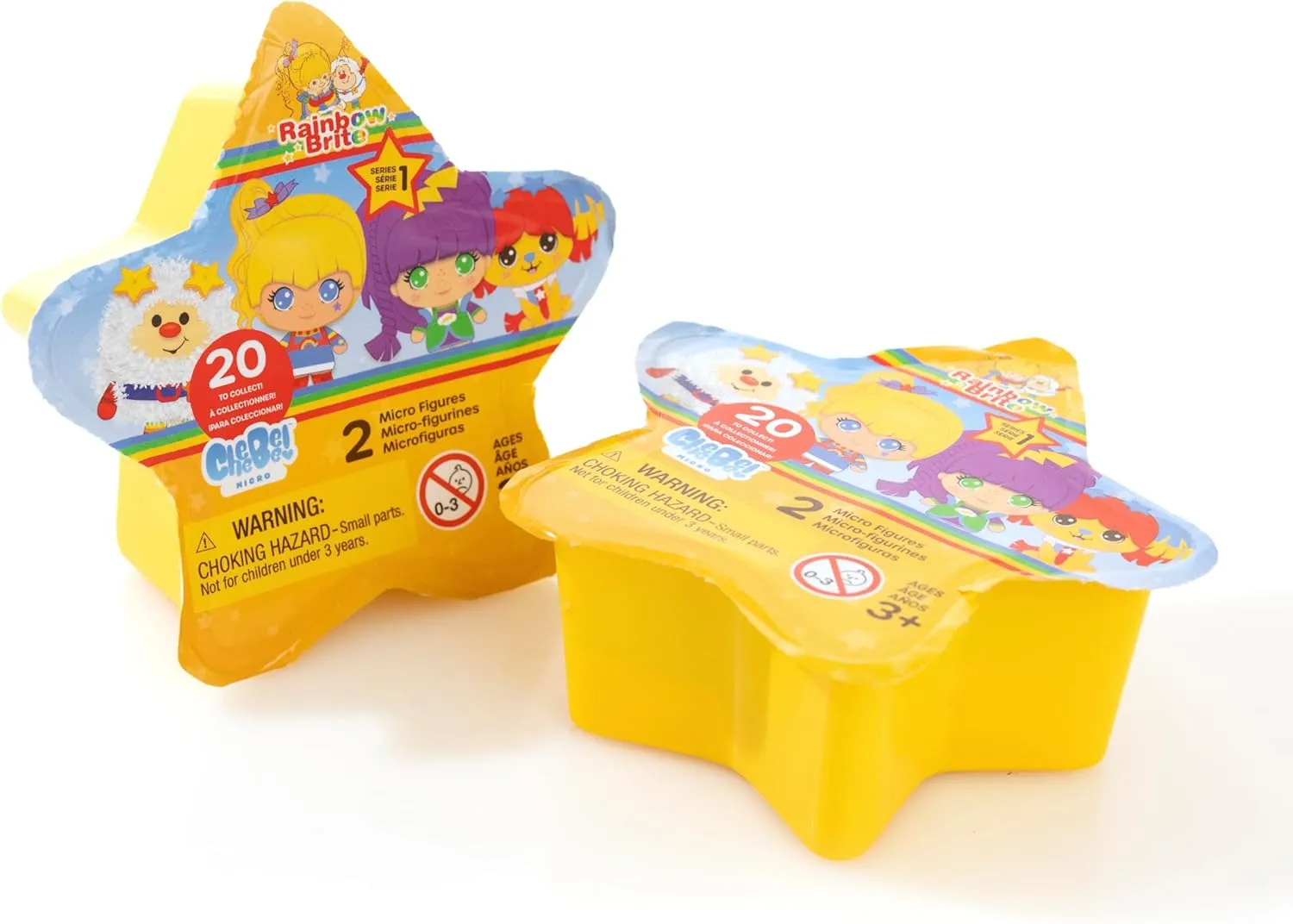 The Loyal Subjects Rainbow Brite 2-Pack with 4 Collectible Micro 1.5-inch Cheebee Blind Bag Mystery Figures