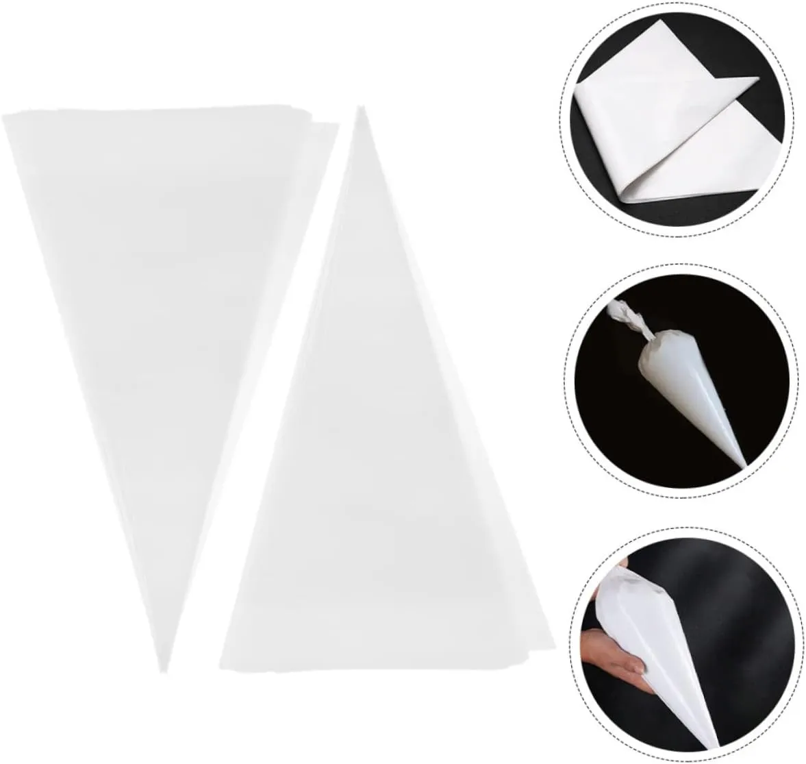 Tile Tools Grout Sealer Removal Tool Plastic Cement 100pcs Pointing Bag Piping Bag Ldpe Ceramic Tile White Plastic Sealable Bags Concrete Sealer Tip Cement Sealer Bag