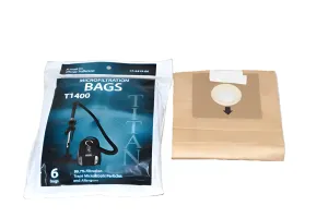 Titan T1400 Compact Canister Vacuum Cleaner Bags 6/pk #17-2415-06