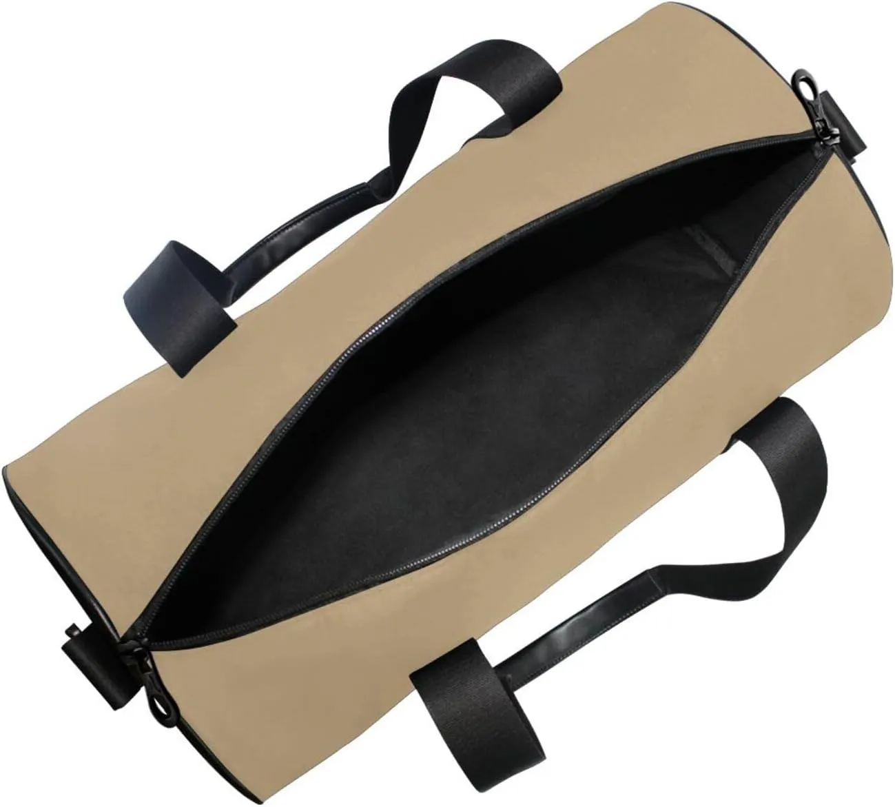 Toddler Boys Duffel Travel Bag Zipper Yoga Bag Tote for Women Men Travel Bag Duffel Tan