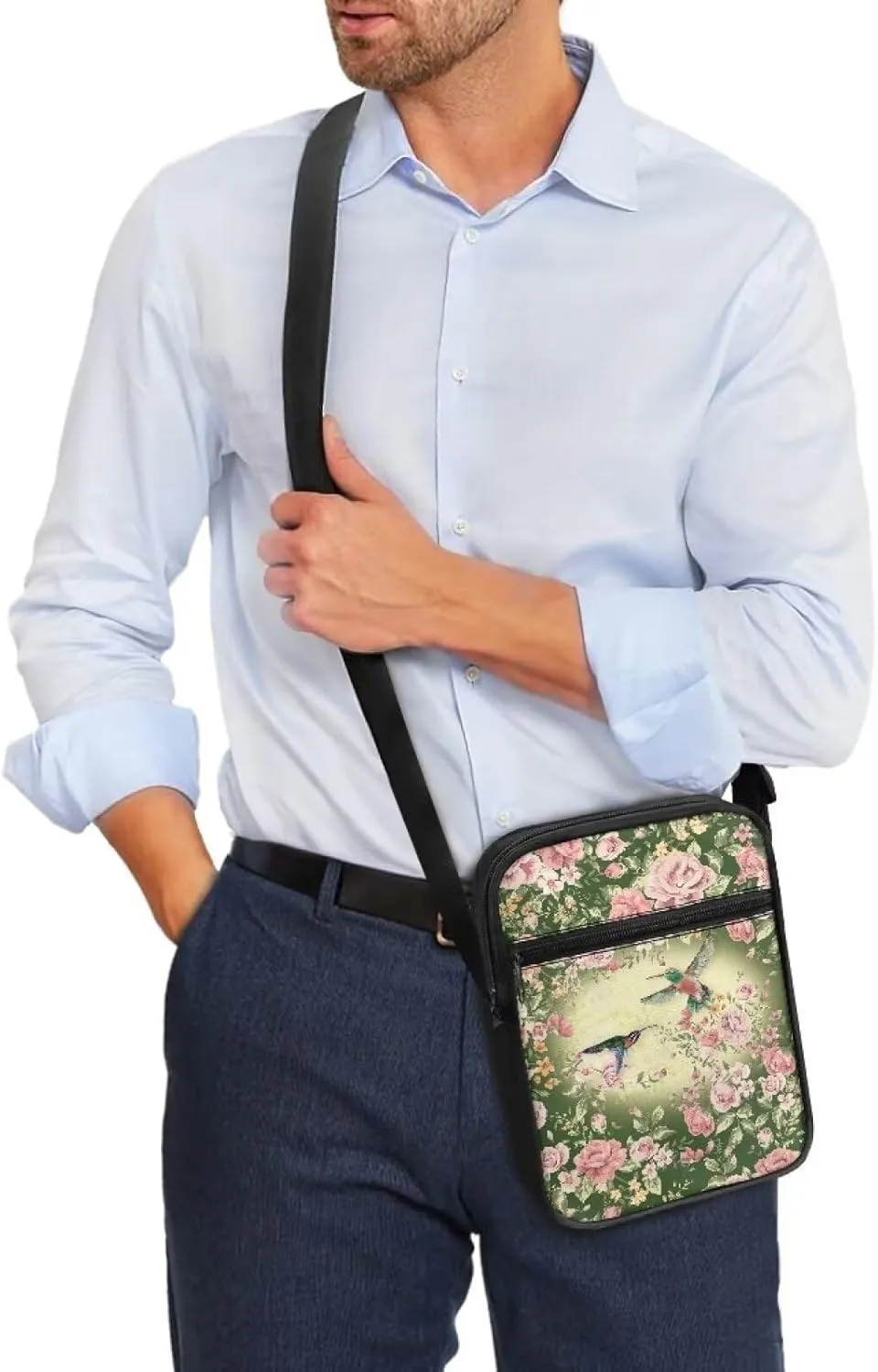 TODIYADDU Lightweight Crossbody Sling Bag Mini Messenger Shoulder Handbag Wallet Small Purses for Women Trendy Chest Bag