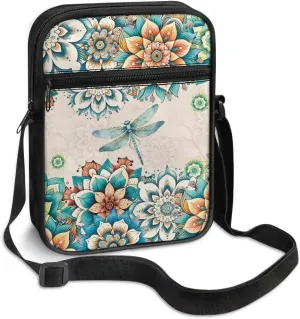 TODIYADDU Messenger Bag for Women Men Mini Shoulder Bag with Adjustable Straps Trendy Crossbody Sling Bag for Cell Phone Keys
