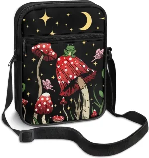 TODIYADDU Messenger Bag for Women Men Mini Shoulder Bag with Adjustable Straps Trendy Crossbody Sling Bag for Cell Phone Keys