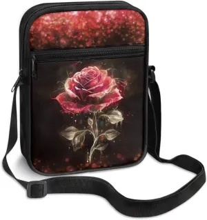 TODIYADDU Messenger Bag for Women Men Small Crossbody Purse with Adjustable Strap Travel Shoulder Bag Lightweight Handbags