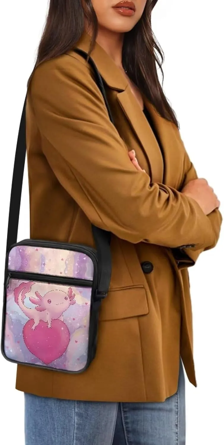 TODIYADDU Multifunctional Messenger Bag for Women Lightweight Sling Purse Chest Bag for Daily Use Portable Phone Bag Gifts