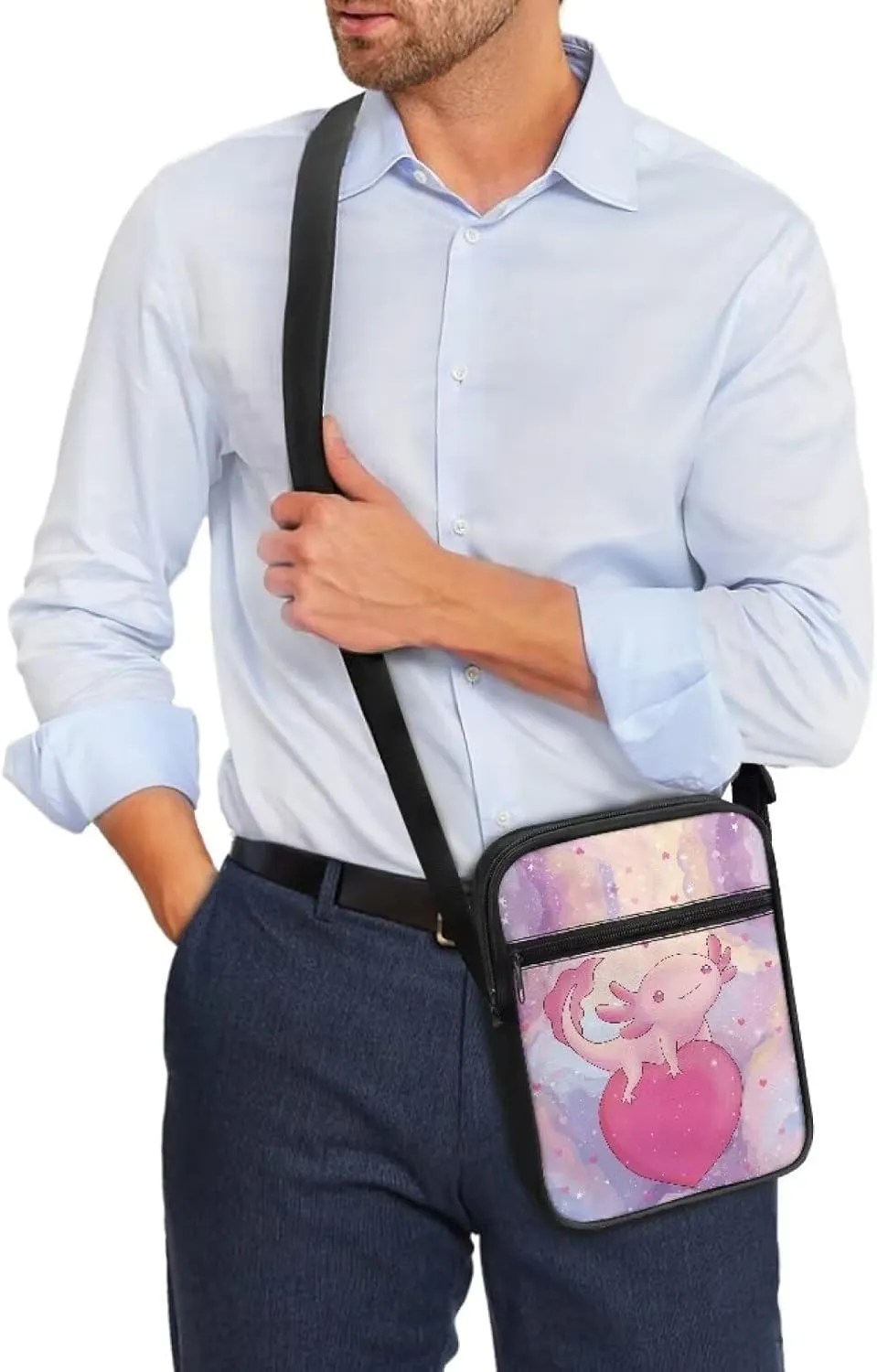 TODIYADDU Multifunctional Messenger Bag for Women Lightweight Sling Purse Chest Bag for Daily Use Portable Phone Bag Gifts