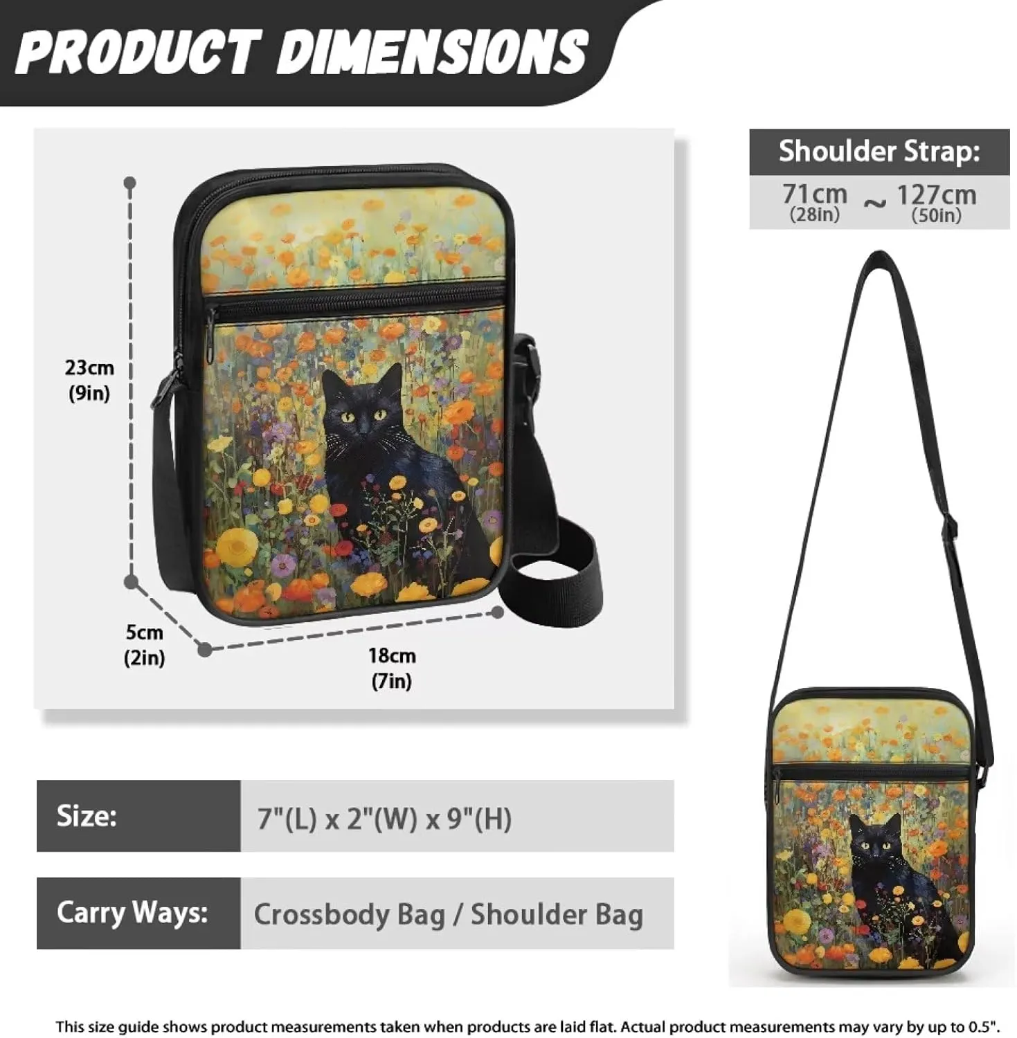 TODIYADDU Stylish Shoulder Bag for Women Men Fashion Messenger Bag Portable Handbags for Notebook Keys Cards Nice Chest Bag