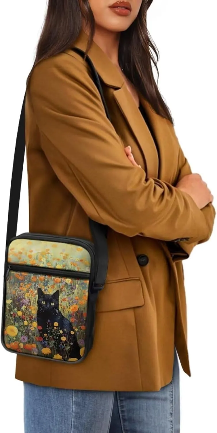 TODIYADDU Stylish Shoulder Bag for Women Men Fashion Messenger Bag Portable Handbags for Notebook Keys Cards Nice Chest Bag