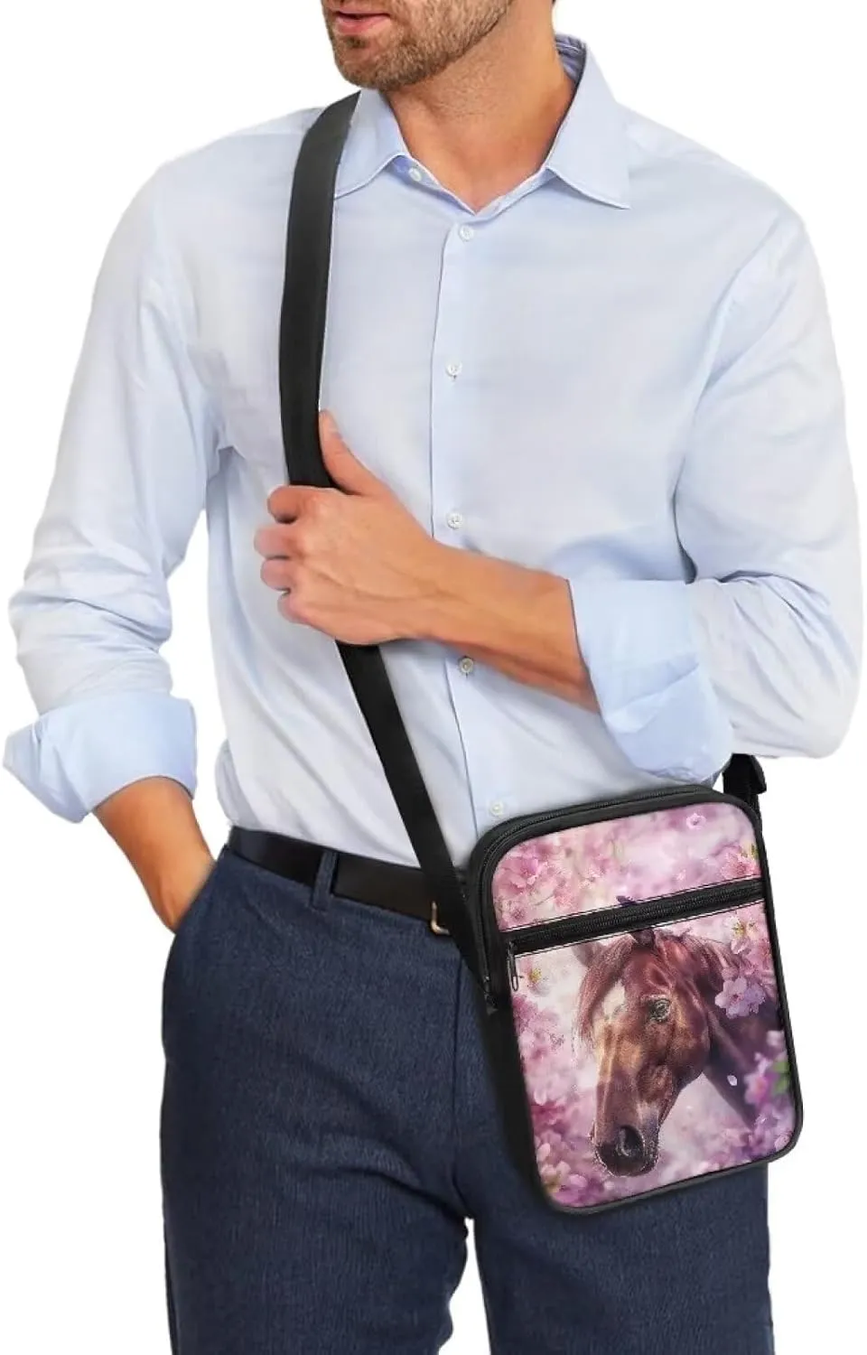 TODIYADDU Versatile Sling Bag Crossbody Phone Bag Women Shoulder Bag with Adjustable Strap Mini Messenger Bag for Cell Phone