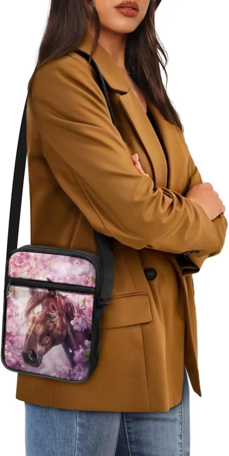 TODIYADDU Versatile Sling Bag Crossbody Phone Bag Women Shoulder Bag with Adjustable Strap Mini Messenger Bag for Cell Phone