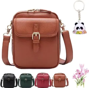 Tojoyride Crossbody Bag, Urvashi Crossbody Bag, Tojoyride Anti Theft Leather Shoulder Bag Purse with Card Slots