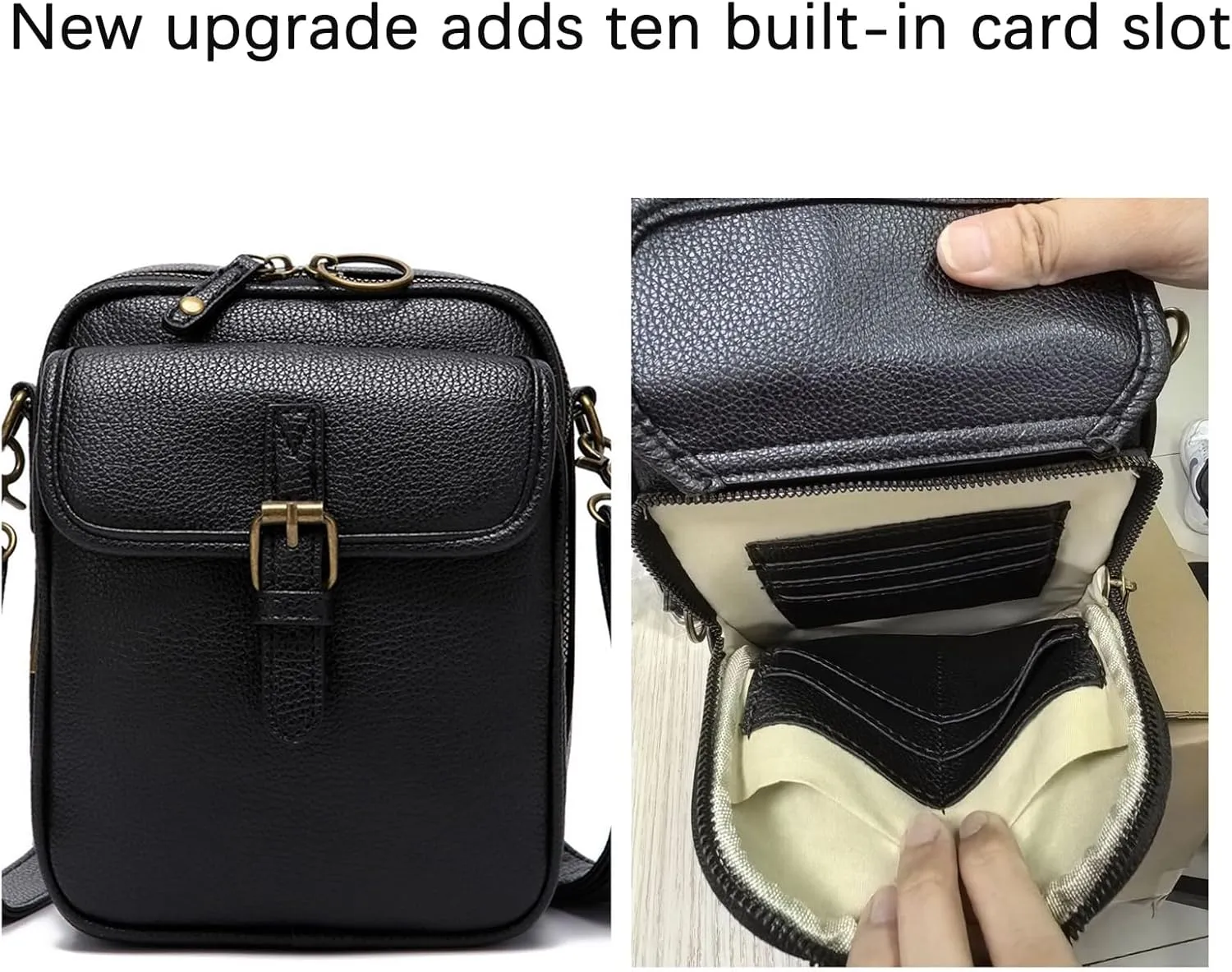 Tojoyride Crossbody Bag, Urvashi Crossbody Bag, Vintage Large Capacity Messenger Bag, Double Layer Large Capacity Mini Bag