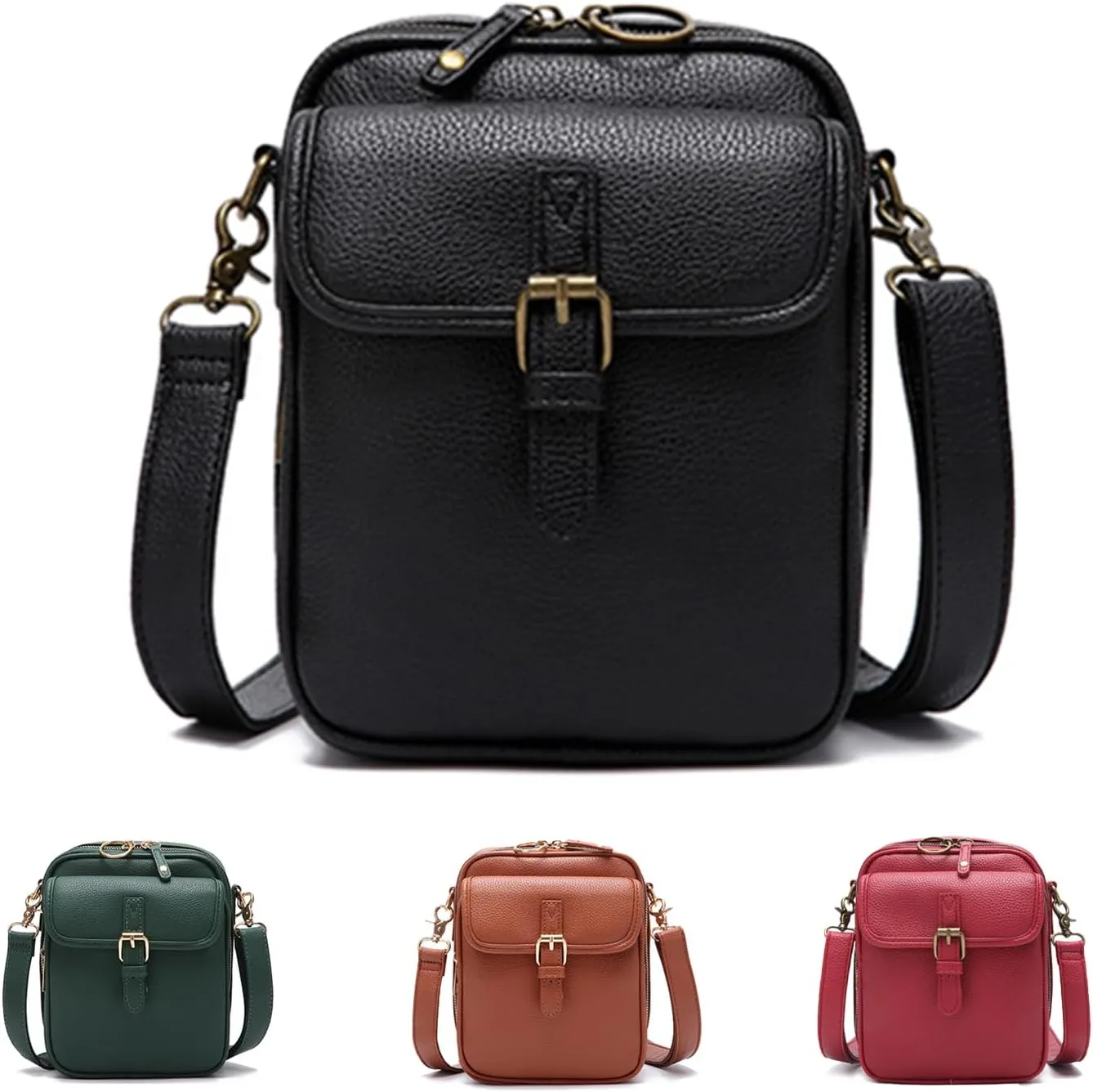 Tojoyride Crossbody Bag, Urvashi Crossbody Bag with Card Slots, Vintage Anti Theft Crossbody Bags for Women