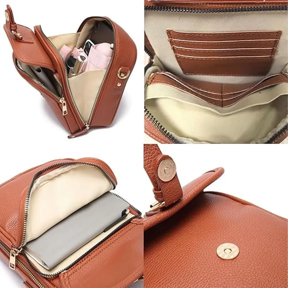 Tojoyride Crossbody Bag,Urvashi Crossbody Leather Bag,Tojoyride Crossbody Leather Bagg,Vintage Anti Theft Purse
