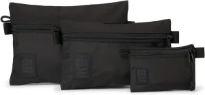 Topo Designs Accessory Bag Bundle, Black/Black/Black, 10.2 x 12.1 x 0.8 9 x 5 x 0.6 5 x 3.5 x 0.4