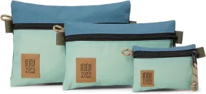 Topo Designs Accessory Bag Bundle, Stone Blue/Ash Green, Carry-On 20-Inch