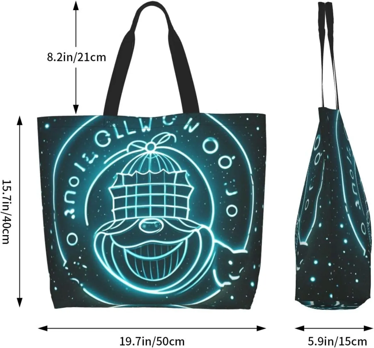 Tote Bag for Women Golf Course Grocery Bag Foldable Shopping Bags Reusable Large Tote Bag