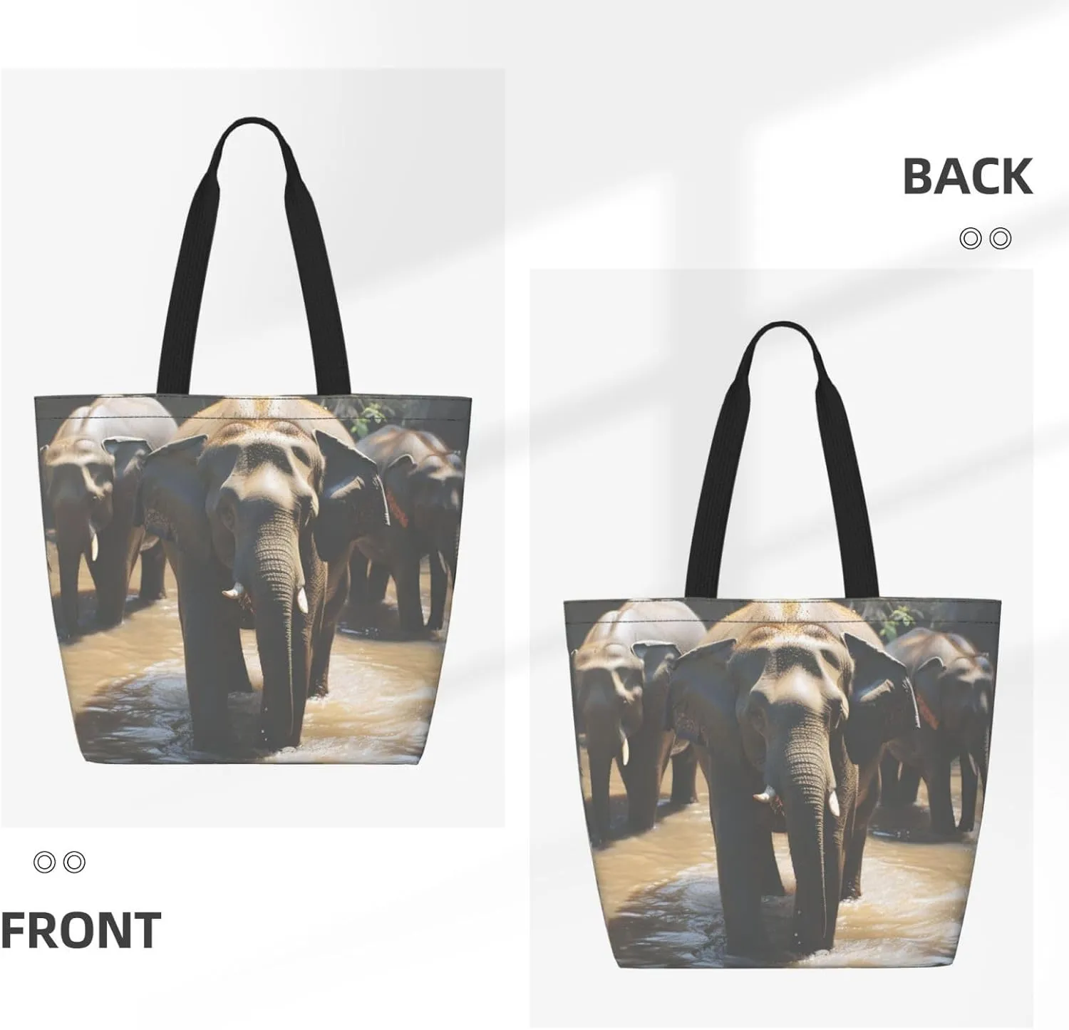 Tote Bag for Women Grocery Bag Reusable Shopping Bag Math question Handbag Foldable Shoulder Bag