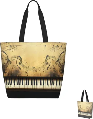 Tote Bag for Women Grocery Bag Reusable Shopping Bag Paint colors Handbag Foldable Shoulder Bag