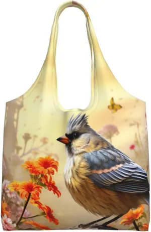 Tote Bag for Women Reusable Grocery Bag Canvas Shopping Bag Starry sky butterfly Handbag Foldable Shoulder Bag