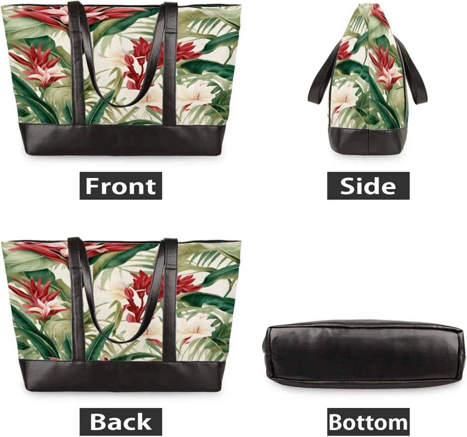 Tote Bag for Women with Zipper, Laptop Tote Bags Laptop Sleeve Case Shoulder Bag Messenger Bags