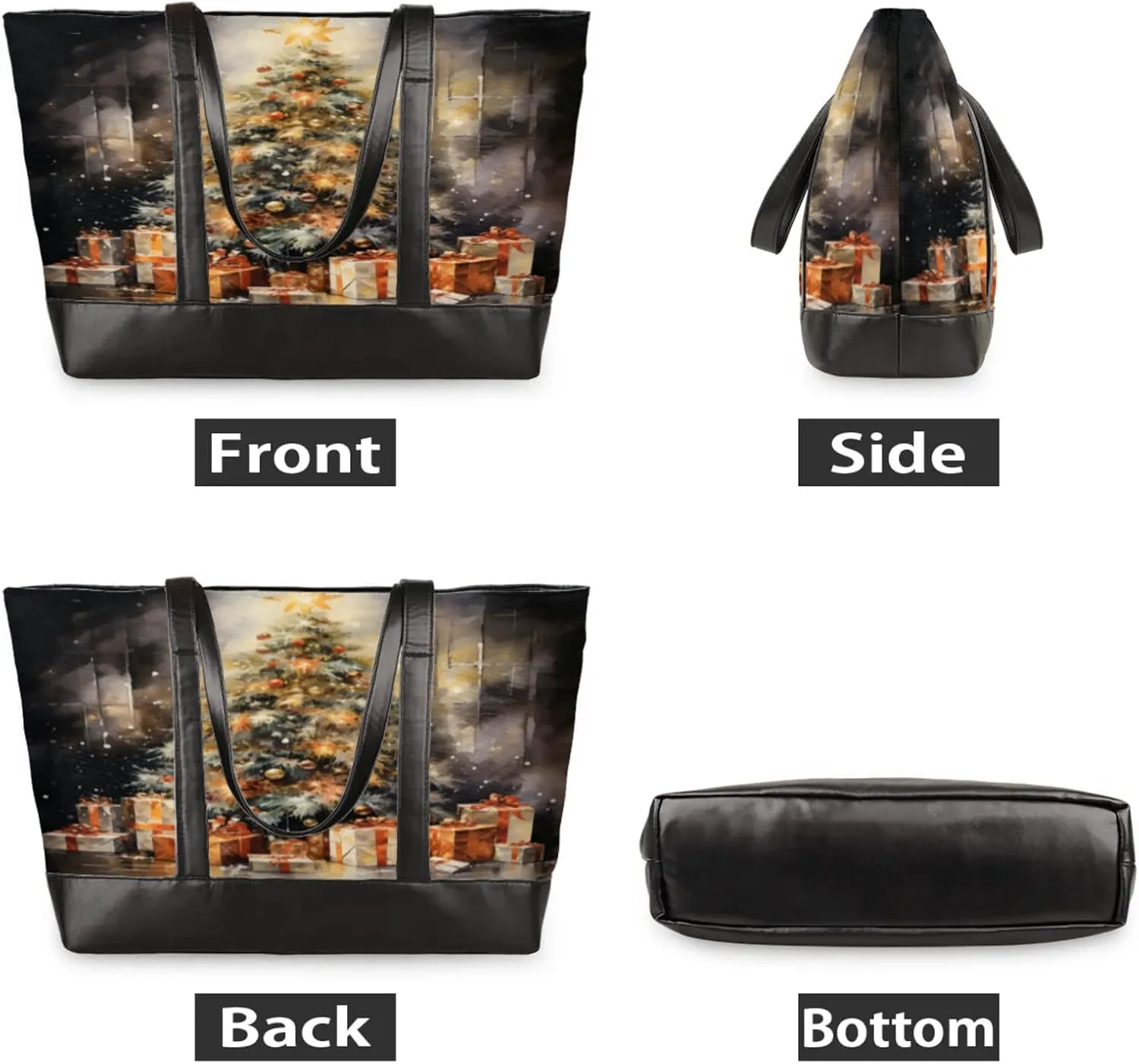 Tote Bag for Women with Zipper, Laptop Tote Bags Laptop Sleeve Case Shoulder Bag Messenger Bags