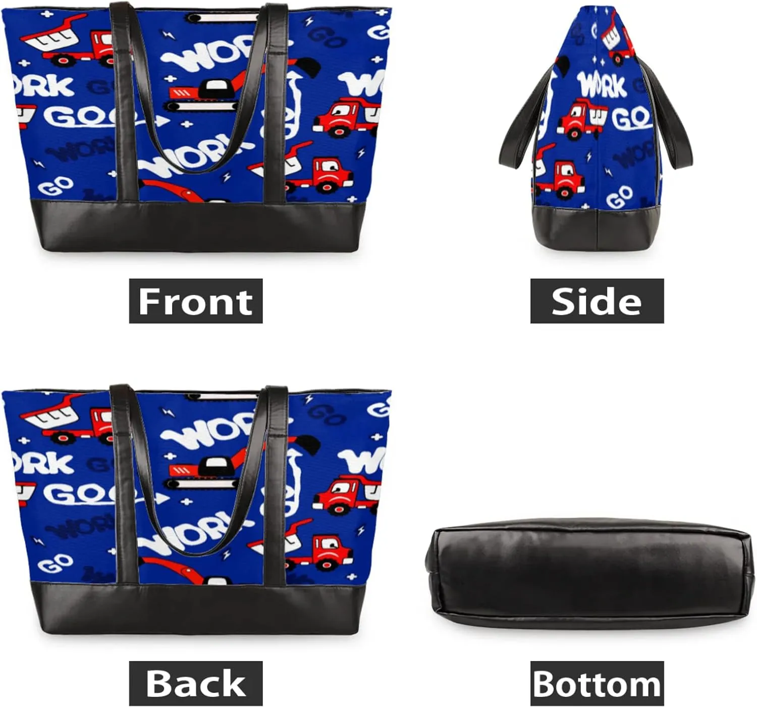 Tote Bag for Women with Zipper, Laptop Tote Bags Laptop Sleeve Case Shoulder Bag Messenger Bags