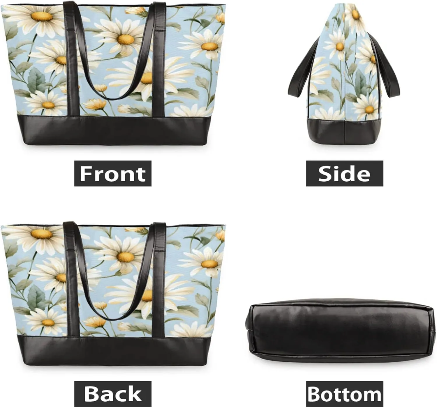 Tote Bag for Women with Zipper, Laptop Tote Bags Laptop Sleeve Case Shoulder Bag Messenger Bags