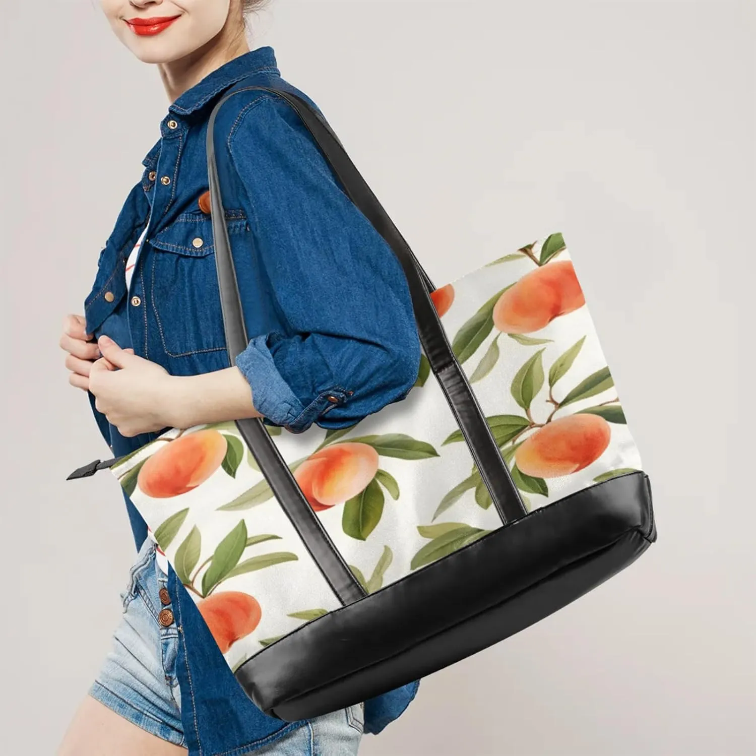 Tote Bag for Women with Zipper, Laptop Tote Bags Laptop Sleeve Case Shoulder Bag Messenger Bags
