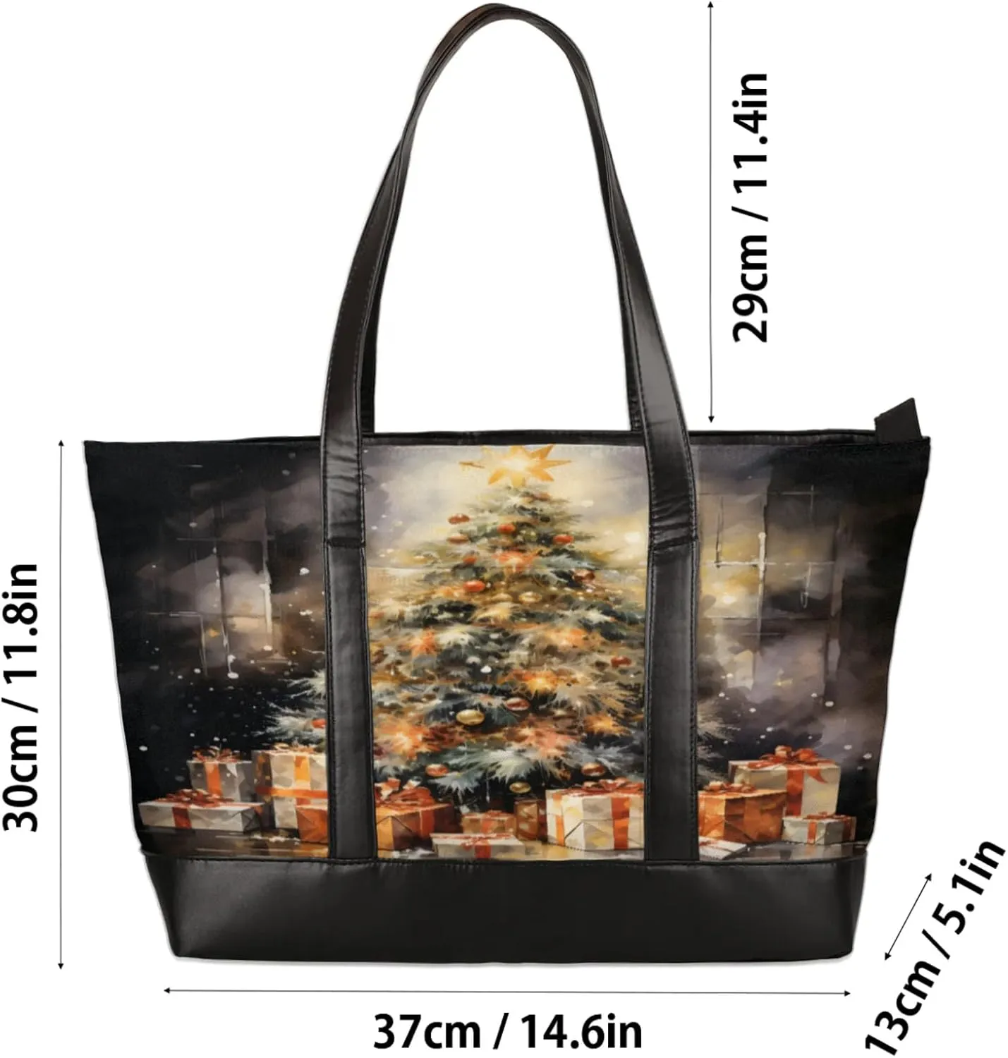 Tote Bag for Women with Zipper, Laptop Tote Bags Laptop Sleeve Case Shoulder Bag Messenger Bags