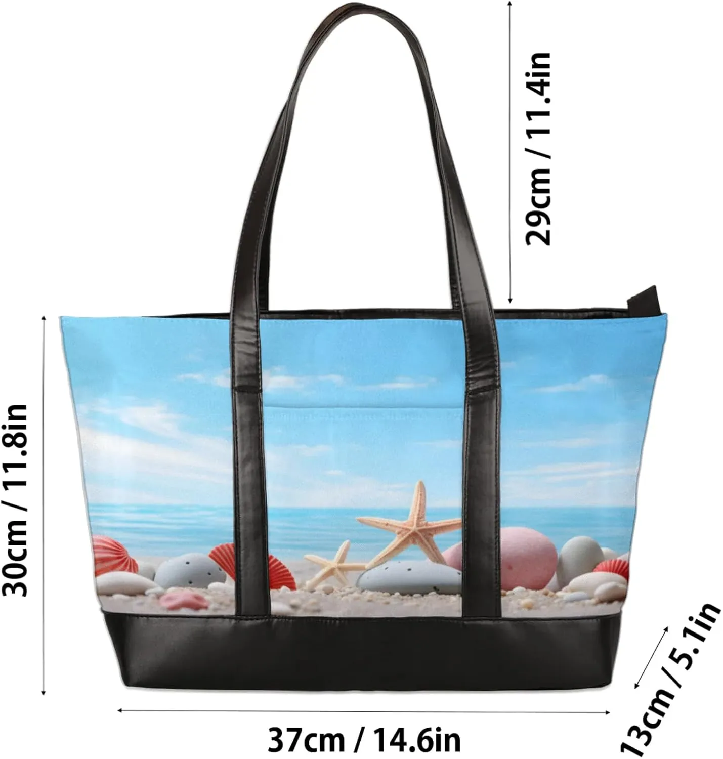 Tote Bag for Women with Zipper, Laptop Tote Bags Laptop Sleeve Case Shoulder Bag Messenger Bags