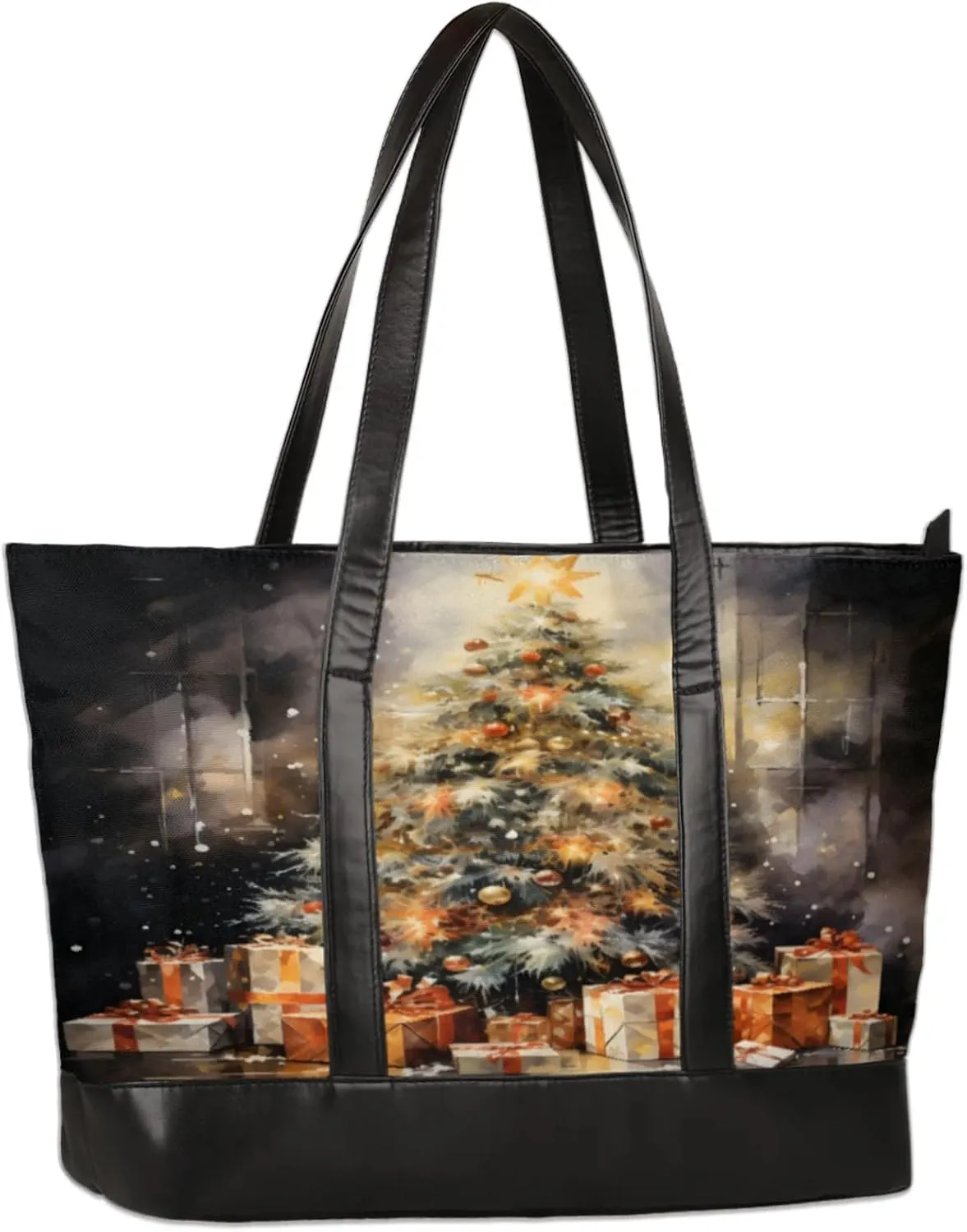 Tote Bag for Women with Zipper, Laptop Tote Bags Laptop Sleeve Case Shoulder Bag Messenger Bags