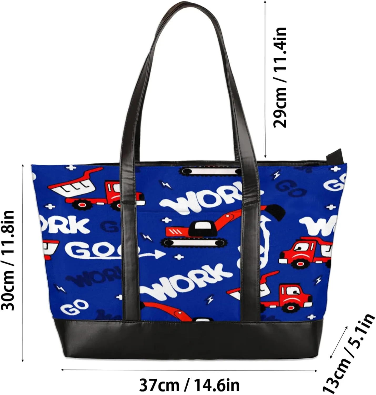 Tote Bag for Women with Zipper, Laptop Tote Bags Laptop Sleeve Case Shoulder Bag Messenger Bags