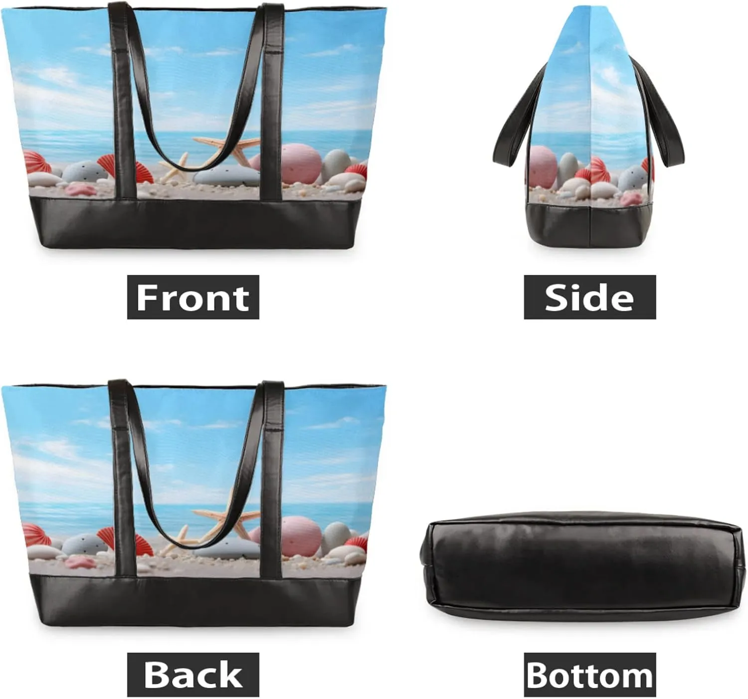 Tote Bag for Women with Zipper, Laptop Tote Bags Laptop Sleeve Case Shoulder Bag Messenger Bags