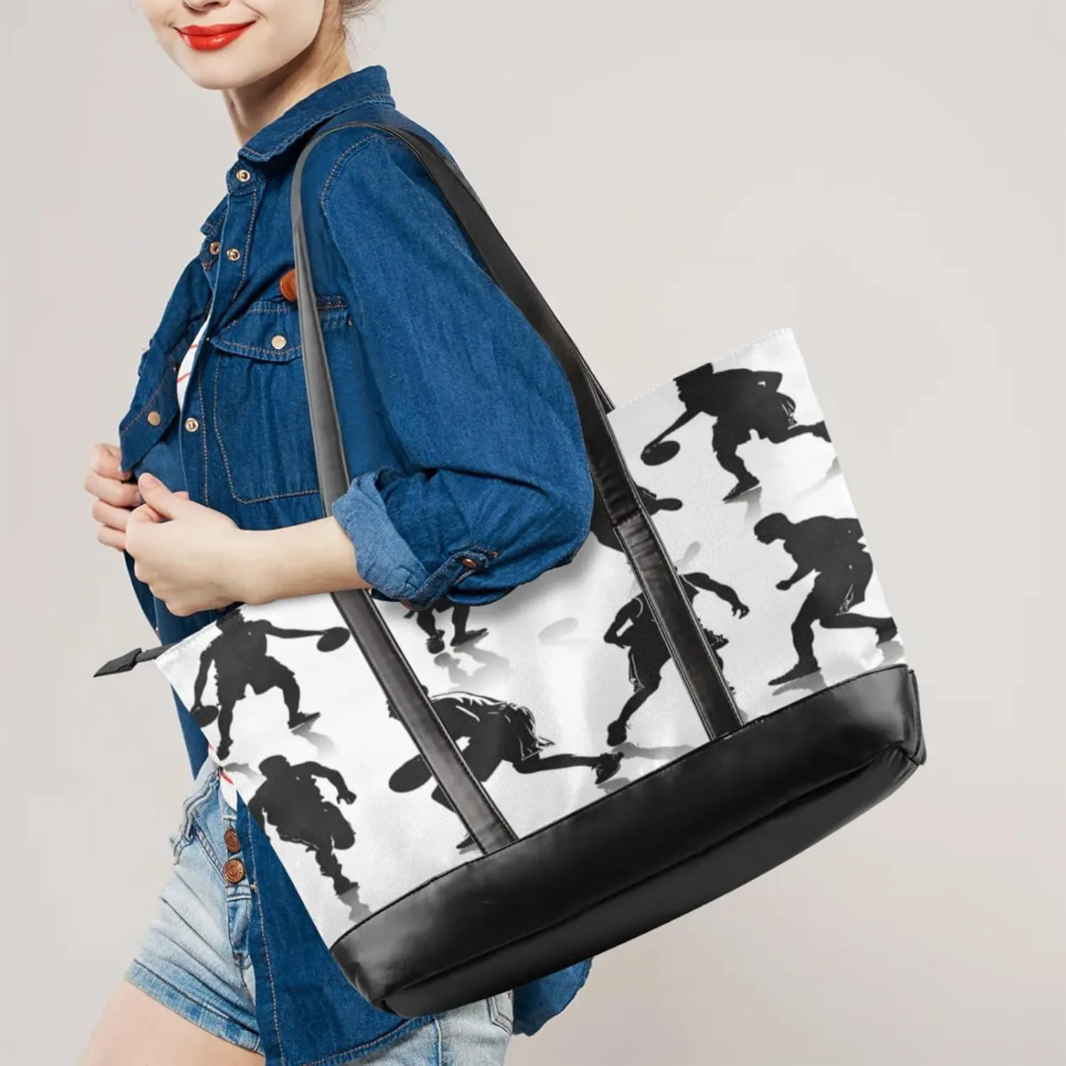 Tote Bag for Women with Zipper, Laptop Tote Bags Laptop Sleeve Case Shoulder Bag Messenger Bags