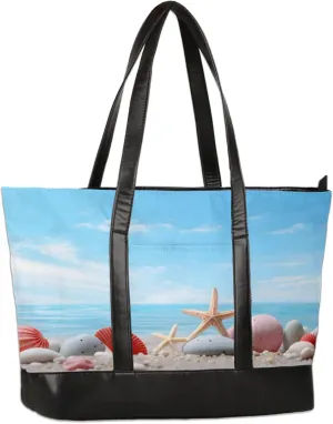 Tote Bag for Women with Zipper, Laptop Tote Bags Laptop Sleeve Case Shoulder Bag Messenger Bags