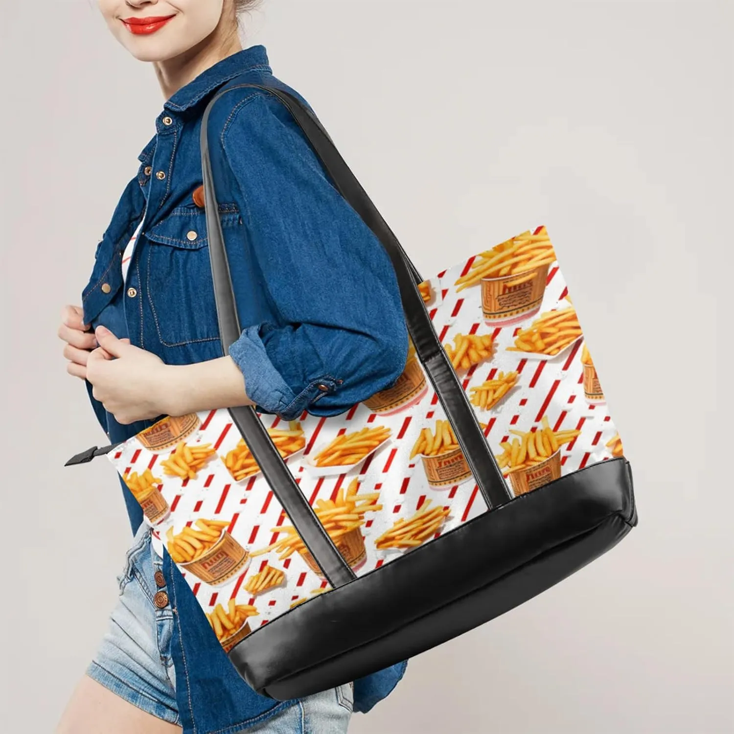 Tote Bag for Women with Zipper, Laptop Tote Bags Laptop Sleeve Case Shoulder Bag Messenger Bags