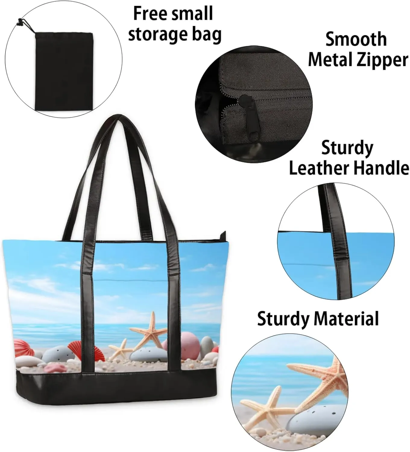 Tote Bag for Women with Zipper, Laptop Tote Bags Laptop Sleeve Case Shoulder Bag Messenger Bags