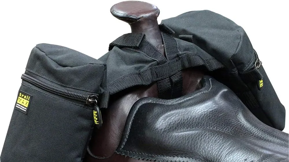 TrailMax Medium Horse Pommel Bags for Your Western Saddle; Insulated Saddle Bags for Horses; Camera or Cellphone Saddle Bag; Secured W/Straps Around Pommel of Western or Endurance Saddles