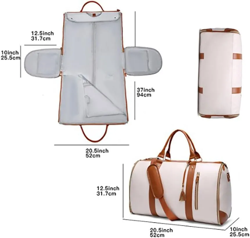 Travel Bag Garment Bag, Travel Bag,Foldable Clothing Bag(Black)