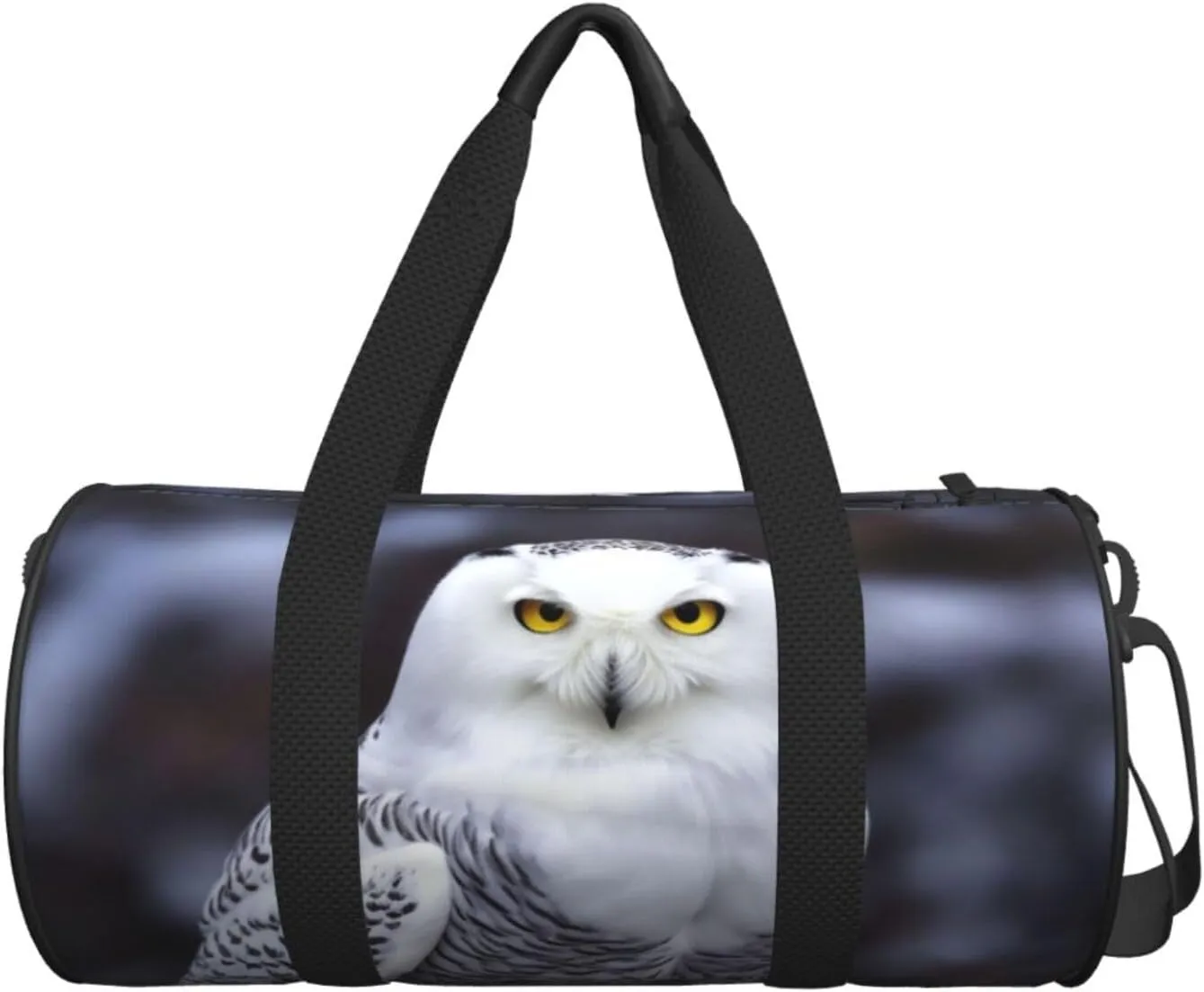 Travel Duffle Bag Weekender Bags For Men Women With Shoe Compartment Large Capacity Weekender Overnight Bag Arctic Owl Carry On Tote Bags Sport Gym Bag For Travel Yoga